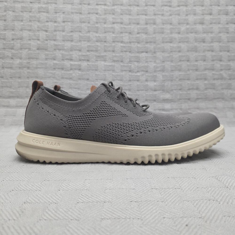 Cole Haan Grand+ Stitchlite Wingtip Oxford Mens Size 11 Gray C38227